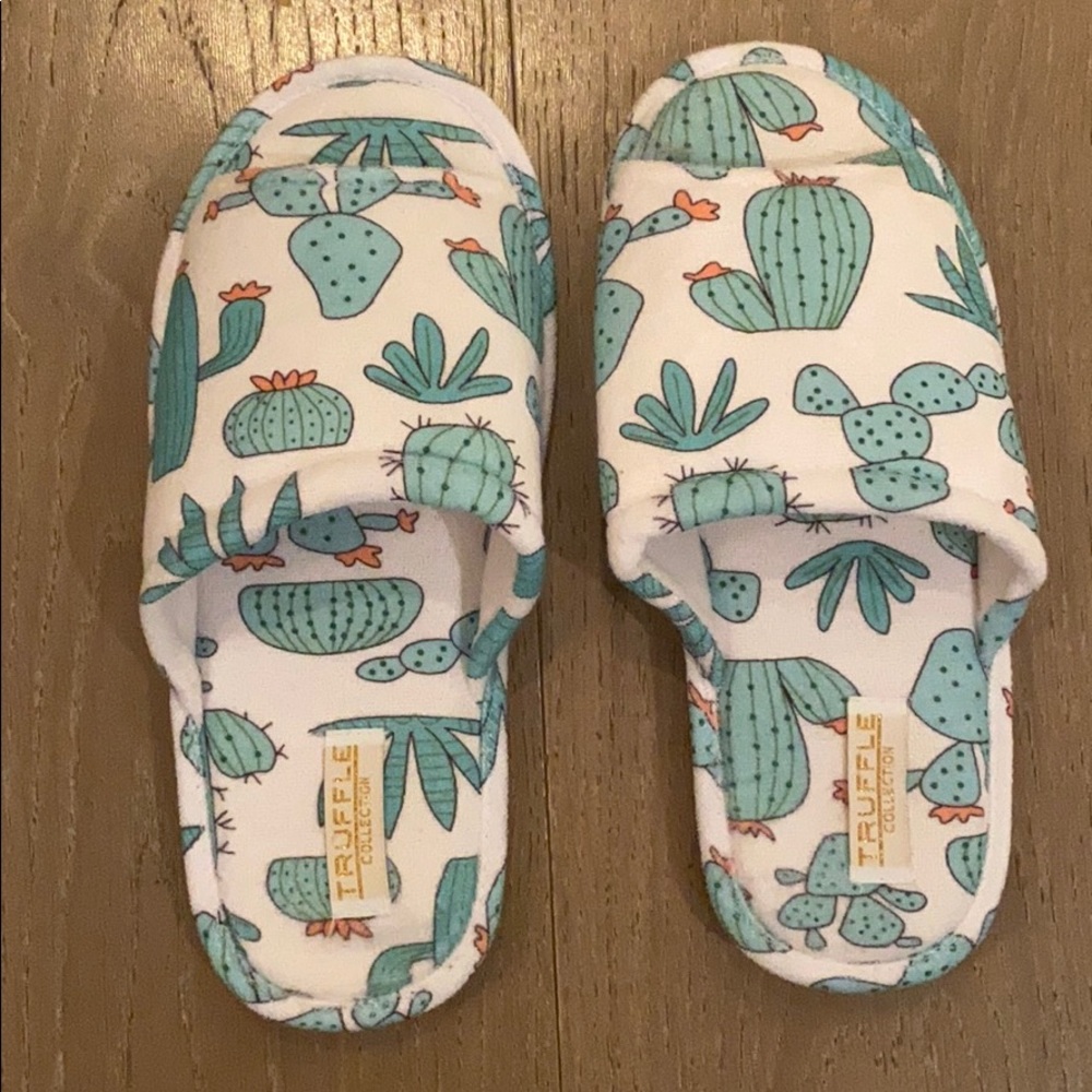 Cactus towel slippers